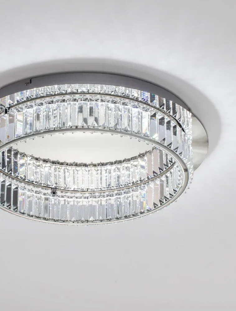 Aurelia LED Deckenleuchte 3500K Chrom
