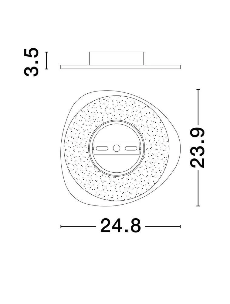 Atena LED Wandleuchte 3000K Weiß