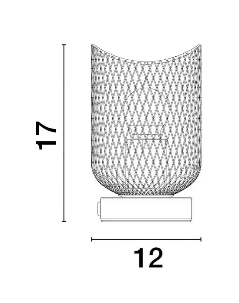 Lyron Tischleuchte E27 Ø 12cm