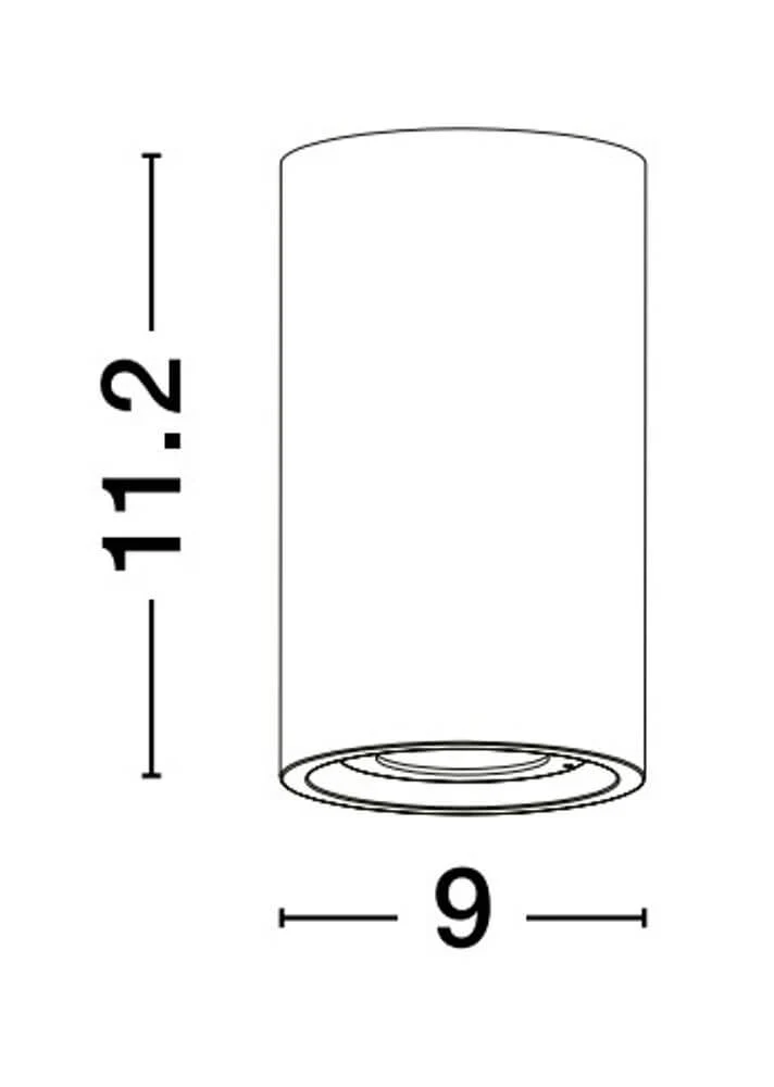 Emile LED Außenwandleuchte Rund 3000K Grau IP65