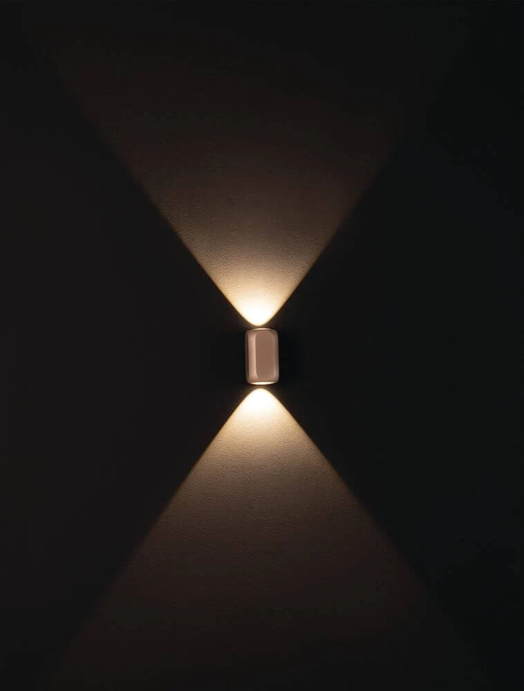 Elli LED Wandleuchte 3000K Schwarz, Braun