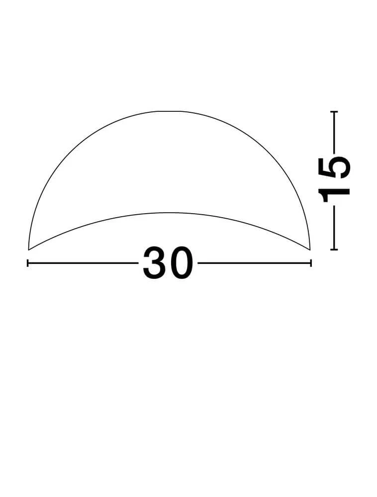 Opsi Deckenleuchte E27 Ø 30cm
