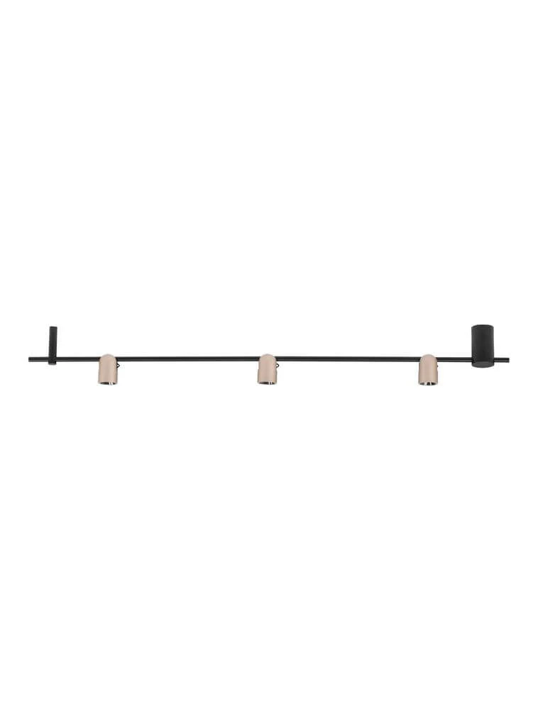 Sirmos LED Pendelleuchte 3-flammig 3000K Schwarz, Braun