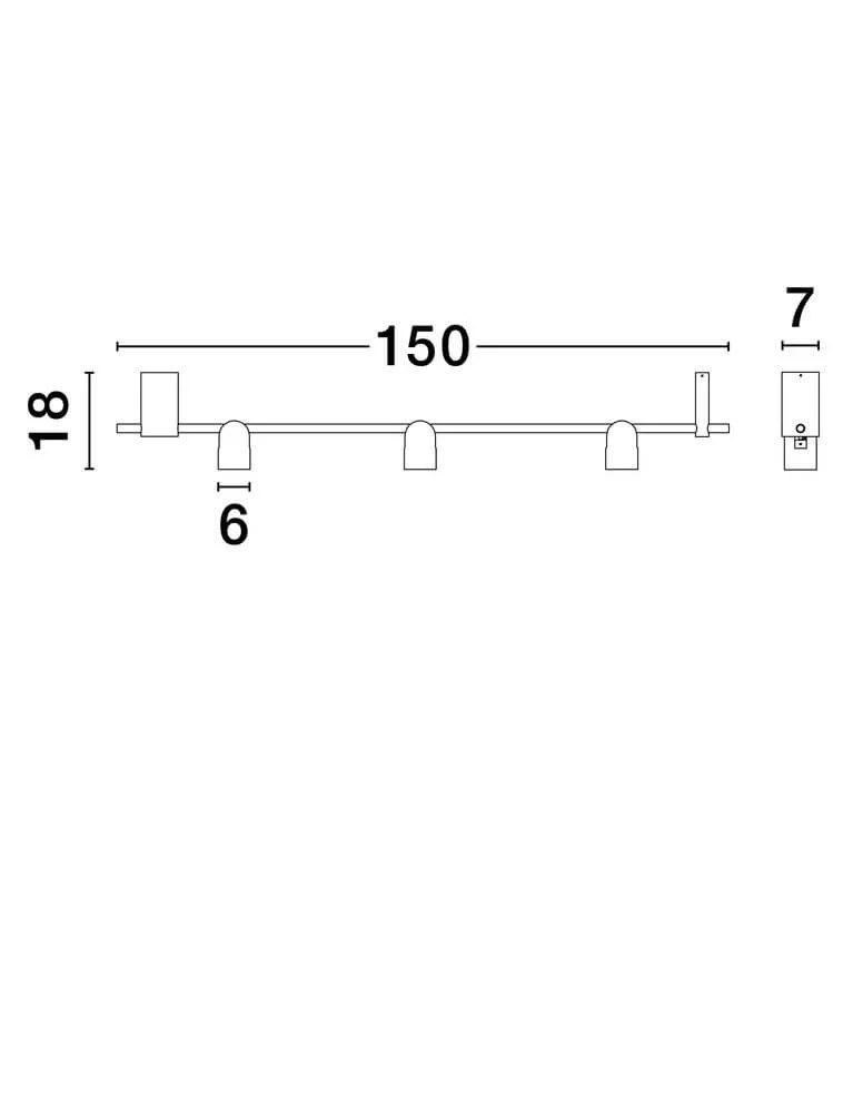 Sirmos LED Pendelleuchte 3-flammig 3000K Schwarz, Braun
