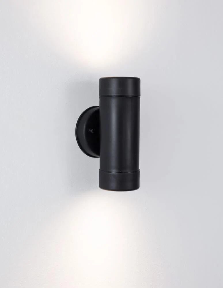 Limbio Außenwandleuchte H 18cm GU10 Up & Down IP54