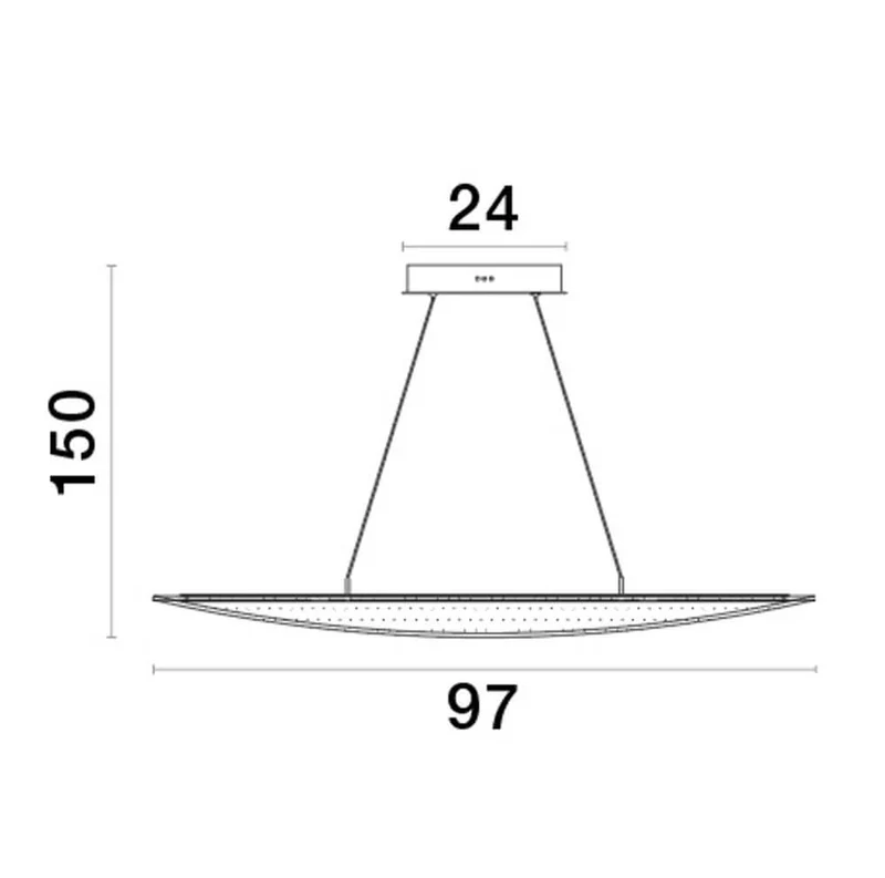 Agos LED Pendelleuchte 3000K