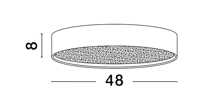 Koi LED Deckenleuchte Ø 48cm 3000K