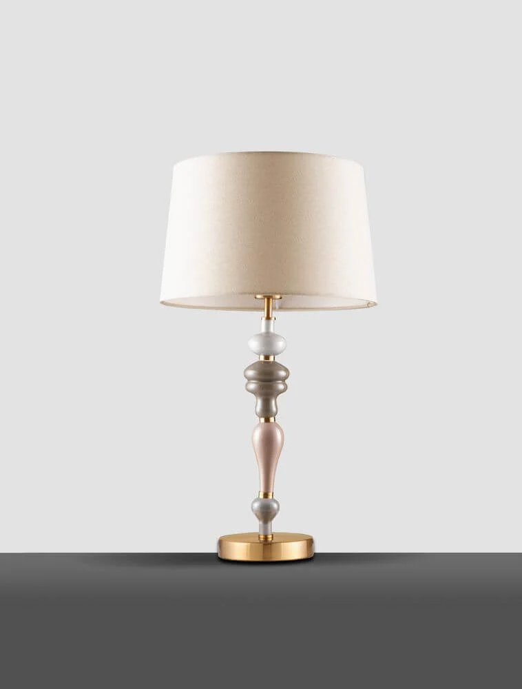 Damo Tischleuchte Ø 34cm Gold, Orange, Braun