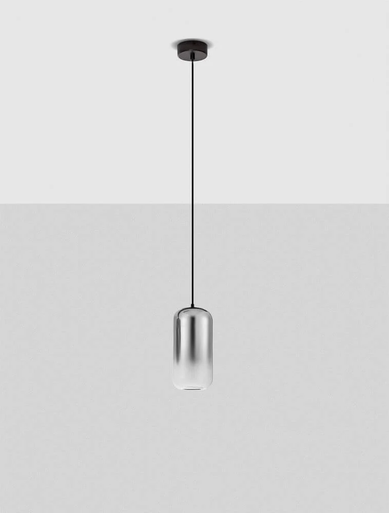 Aelia LED Pendelleuchte 3000K Schwarz, Rauch