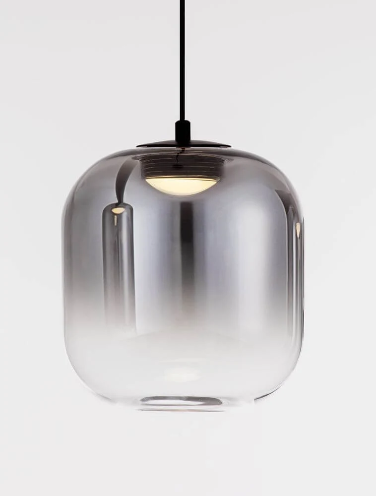 Aelia LED Pendelleuchte 3000K Schwarz, Rauch