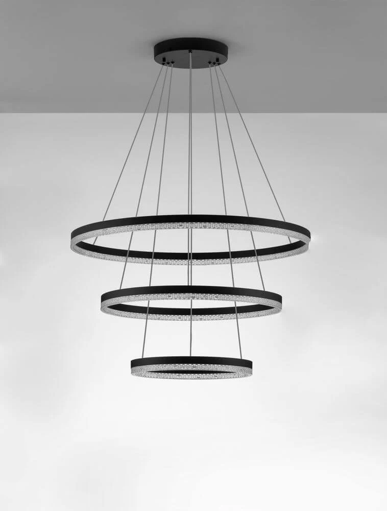 Adria LED Pendelleuchte 3-flammig Ø 80cm