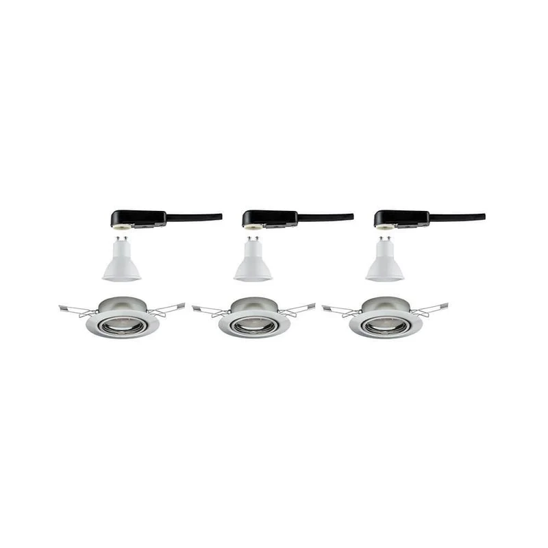 Einbauleuchten-Base rund schwenkbar LED 3-stepdim 3x5W GU10 51mm
