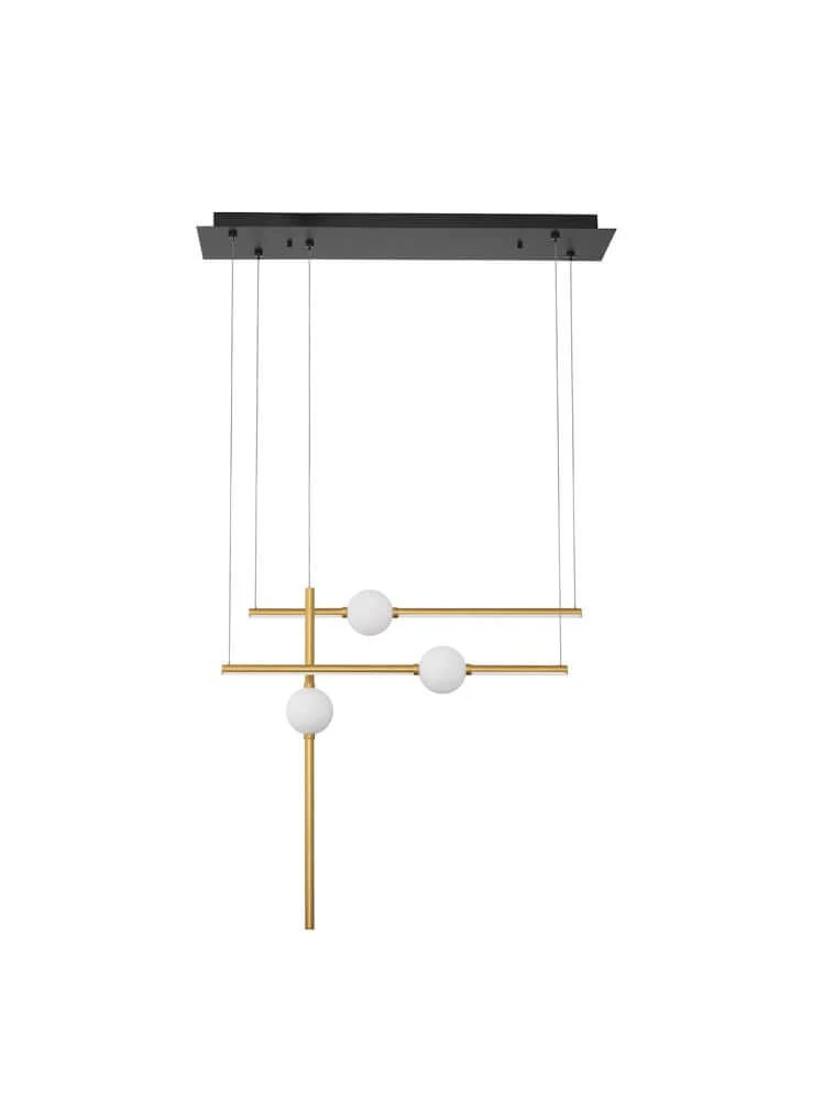 Acrobat LED Pendelleuchte 6-flammig 3000K Schwarz
