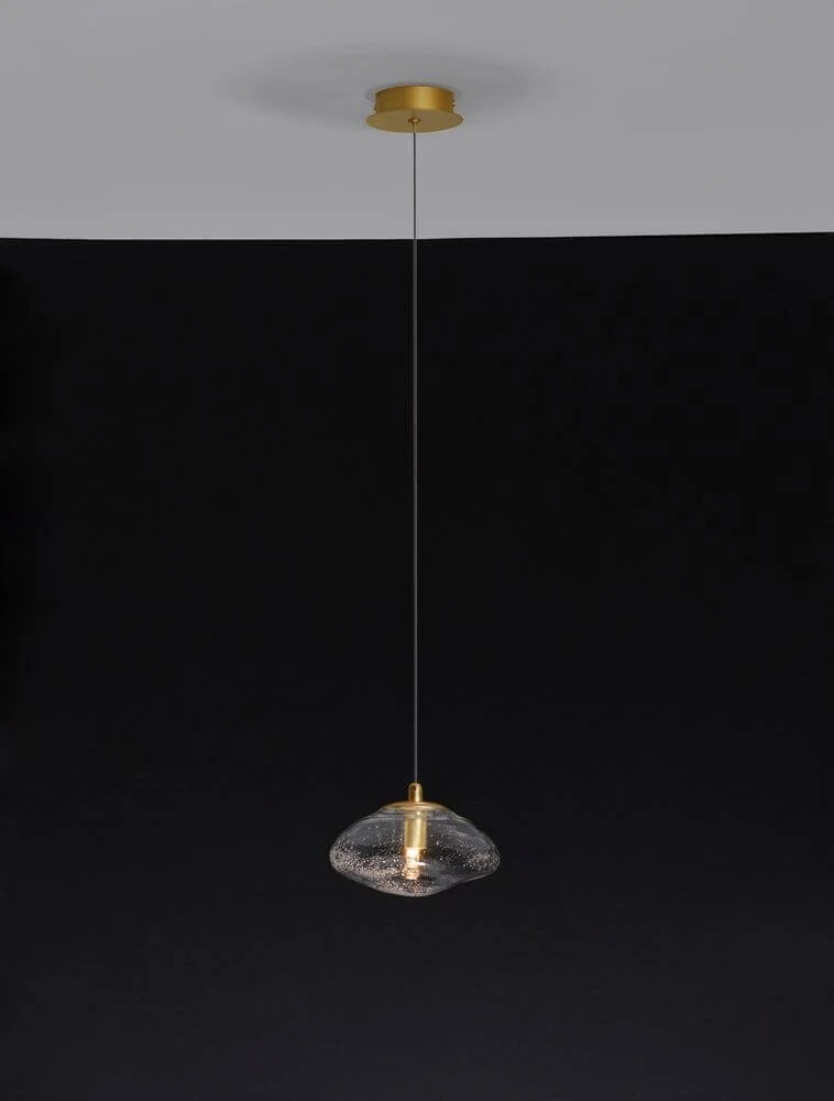 King Pendelleuchte G9 Gold, Transparent