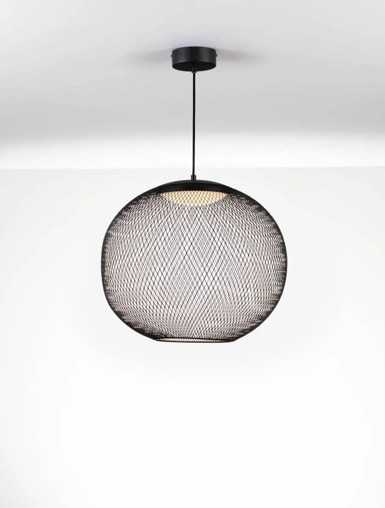 Kinetic LED Pendelleuchte 3000K Schwarz