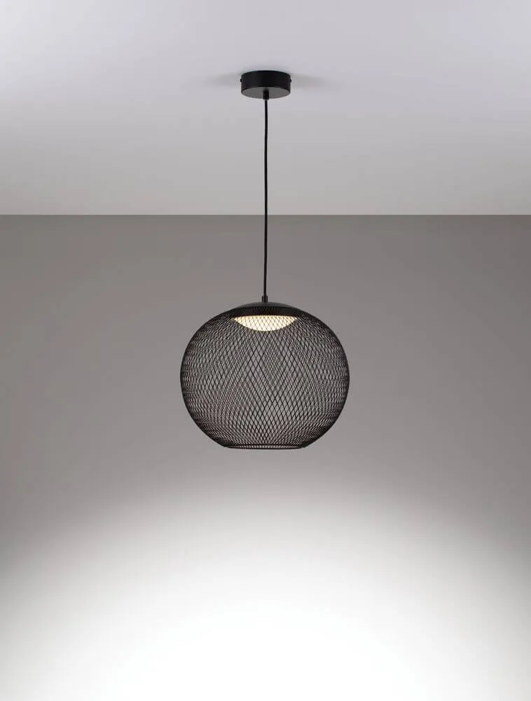 Kinetic LED Pendelleuchte 3000K Schwarz