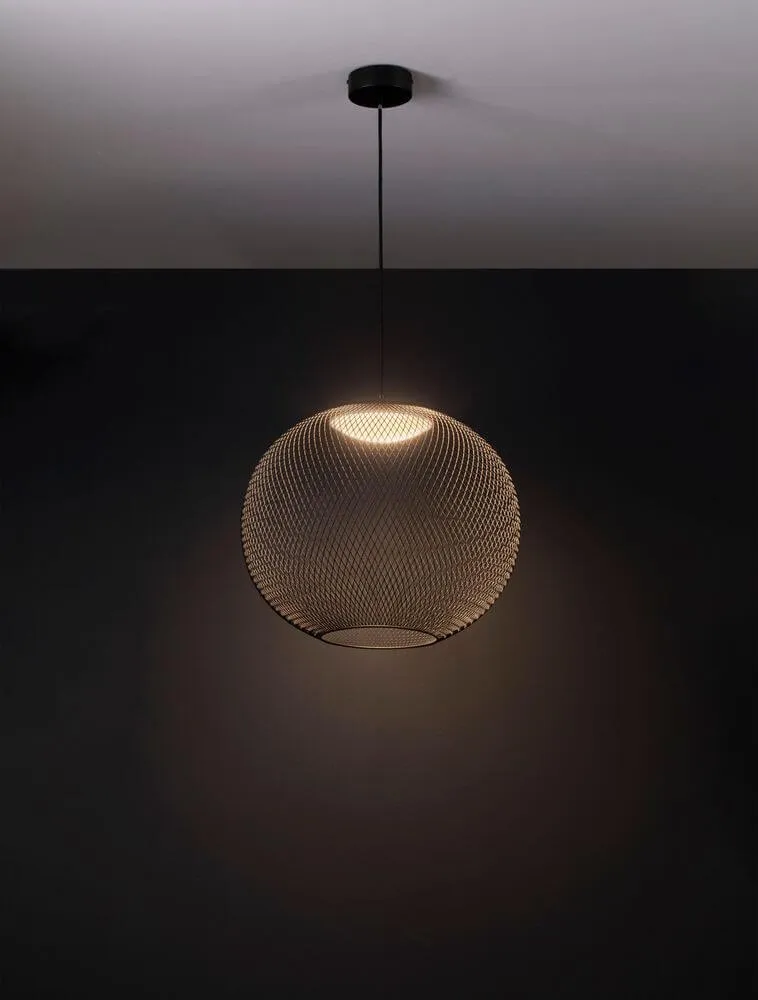 Kinetic LED Pendelleuchte 3000K Schwarz