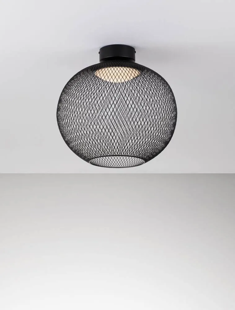 Kinetic LED Deckenleuchte 3000K Schwarz