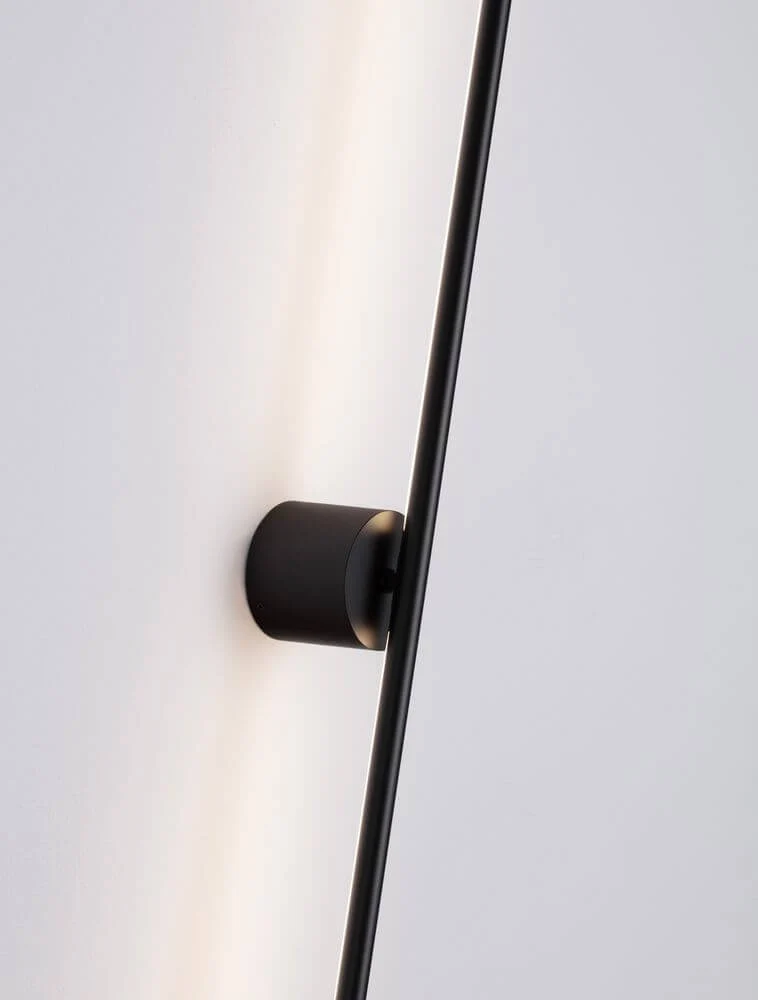 Cretel LED Wandleuchte 3000K Schwarz IP44