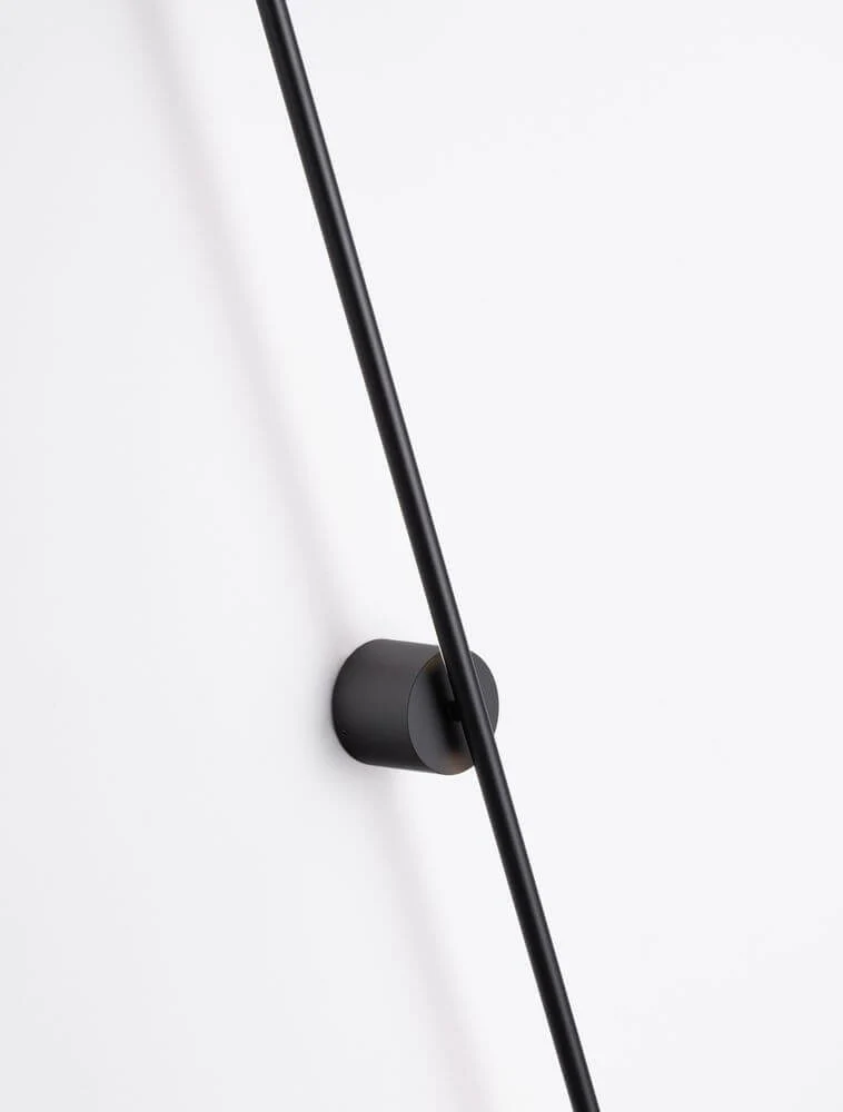 Cretel LED Wandleuchte 3000K Schwarz IP44