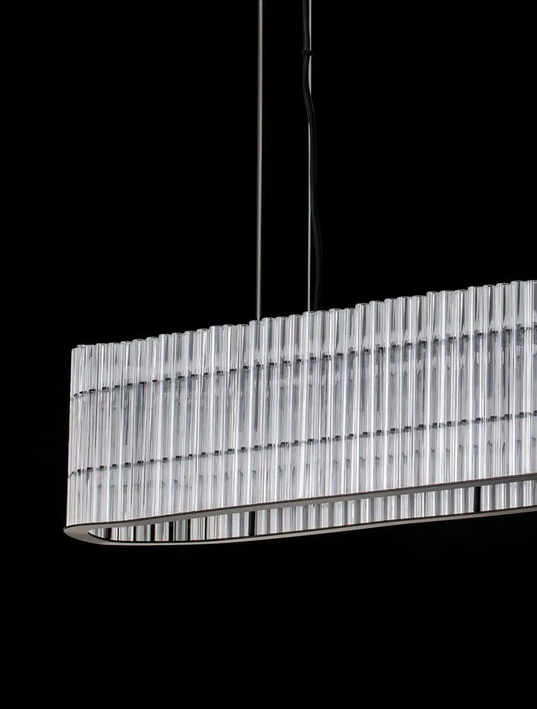 Barok Pendelleuchte 110cm Schwarz