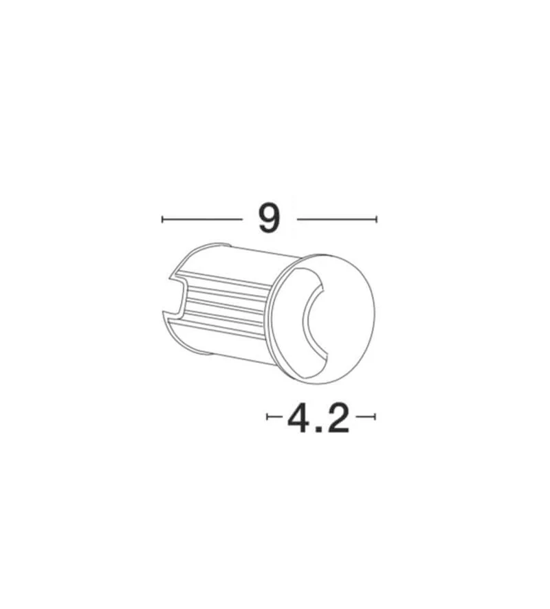Bang LED Außenbodeneinbauleuchte Nickel IP67