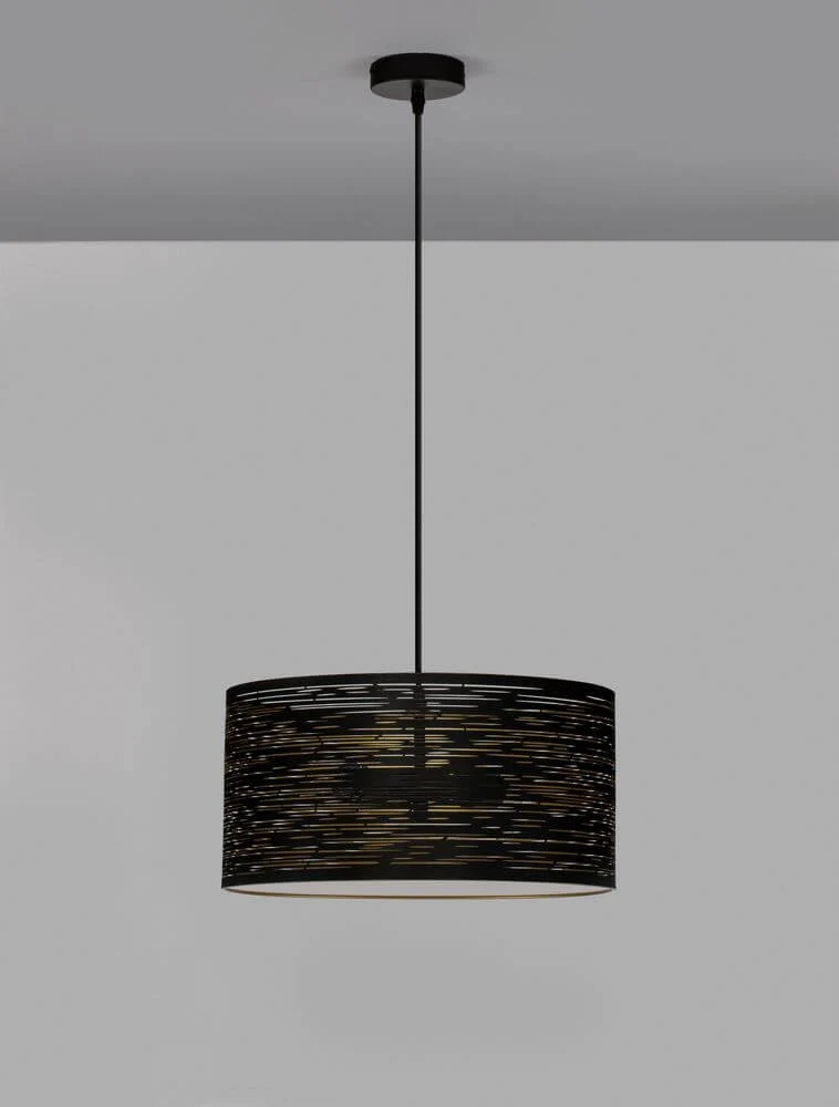 Zane Pendelleuchte Schwarz, Gold