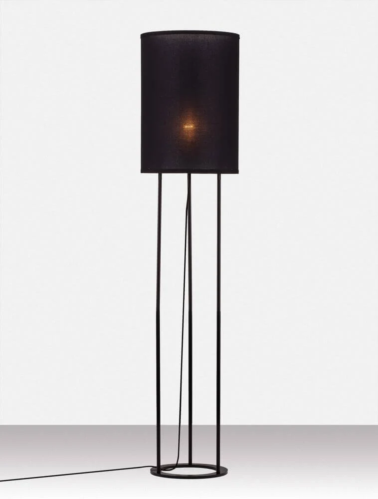 Leith Stehlampe Schwarz