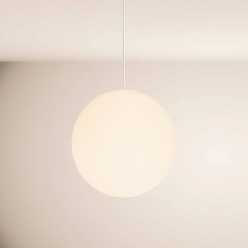 s.luce Orb Glaskugel Galerieleuchte Aufhängung 500cm Weiß
