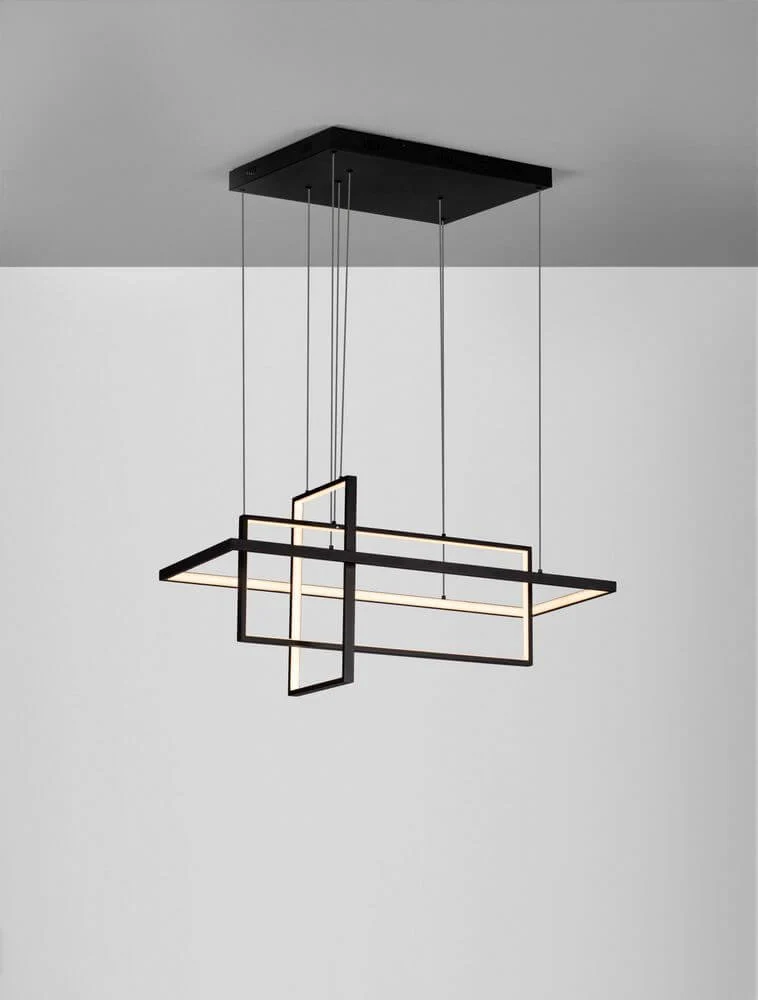 Clea LED Pendelleuchte 2700 3500 5000K Schwarz