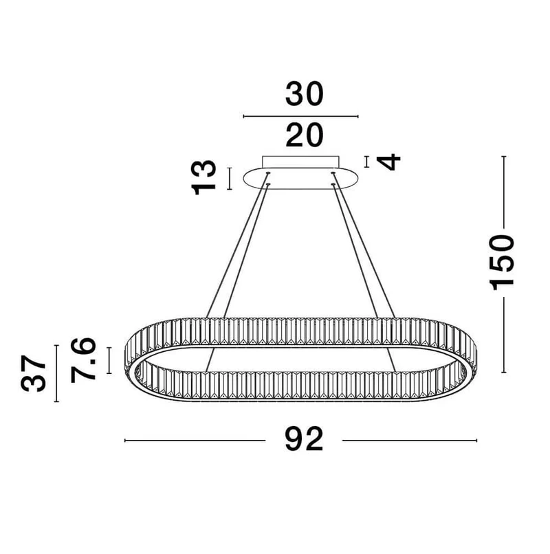 Aurelia LED Pendelleuchte 3500K