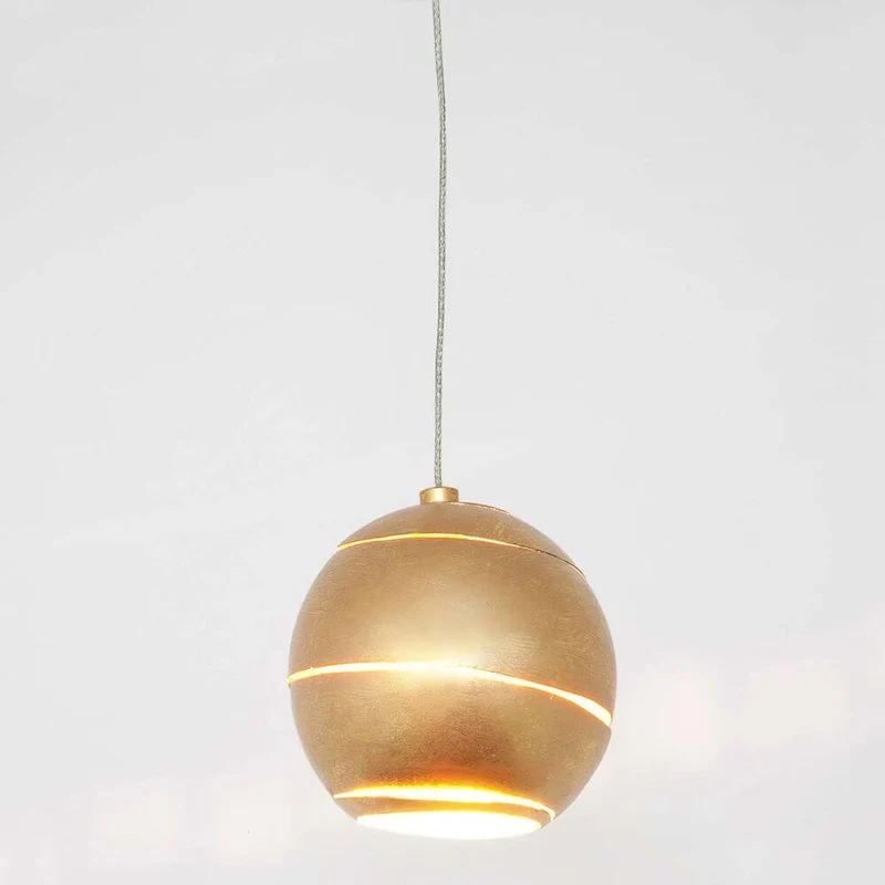 Pendelleuchte Suopare Eisen Gold