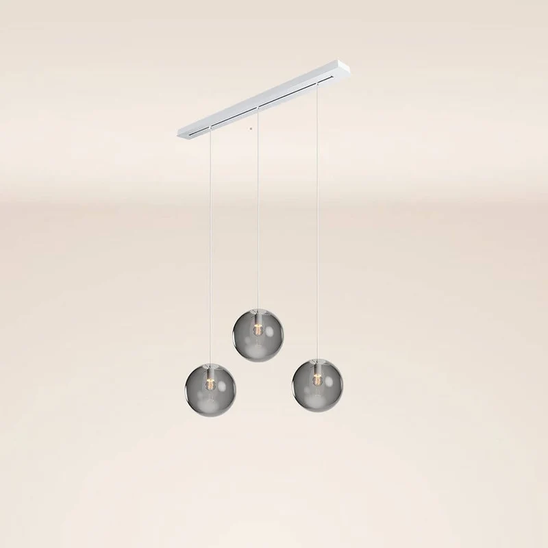 s.luce Orb 3-flammig Ø 30 Esstisch-Pendelleuchte 120cm