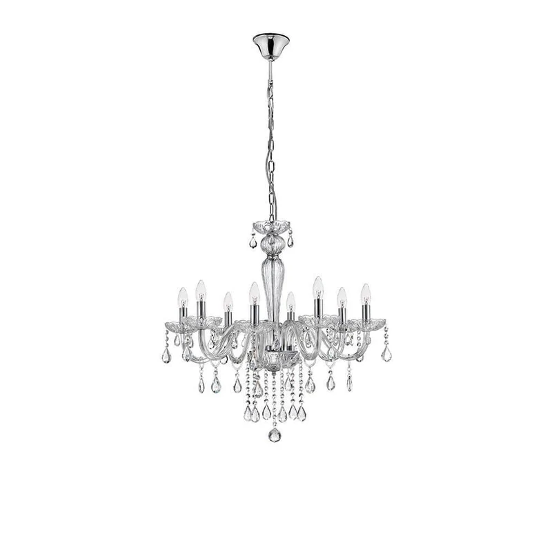 Nova Luce Venezia Kronleuchter 8-flg. Kristall