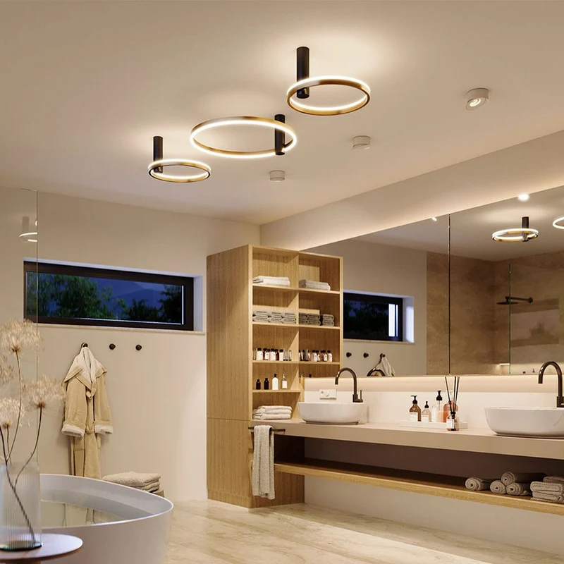 s.luce Ring Air LED Wandleuchte & Deckenlampe Ø 60cm