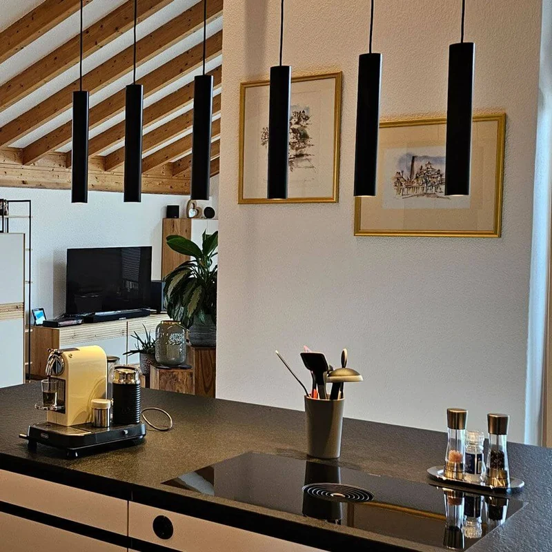 s.luce Crutch Hängelampe 1-Phasen-Schiene 200cm Endeinspeiser