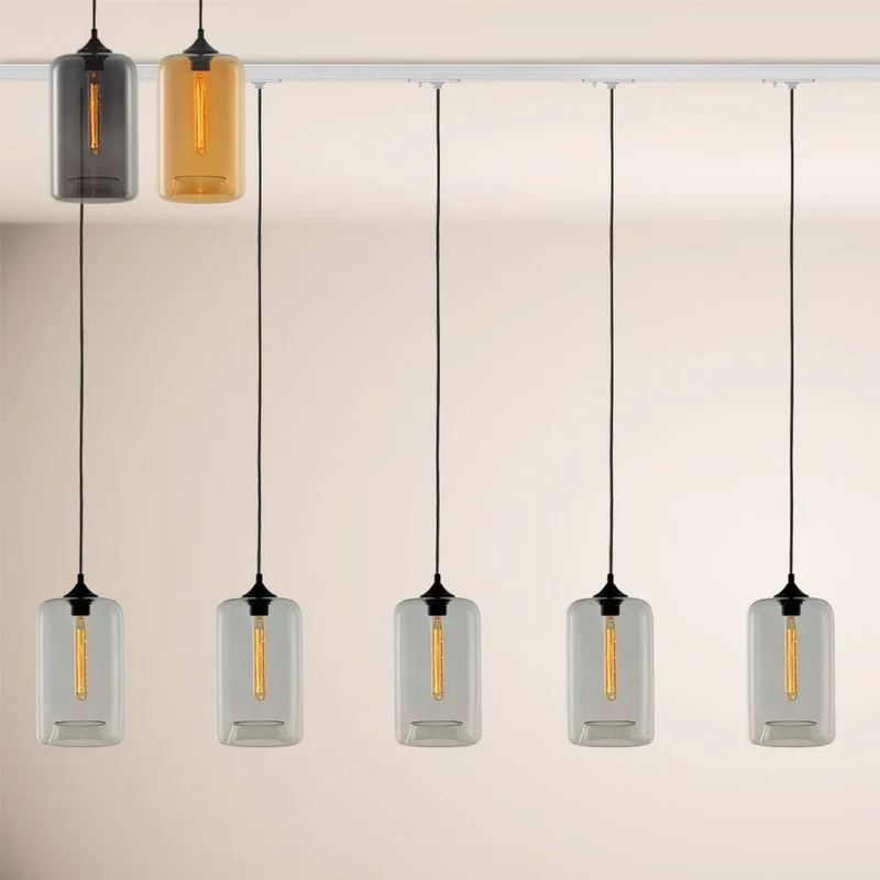 s.luce Cruet Up Esstisch-Pendellampe 1-Phasen-Schiene Endeinspeiser