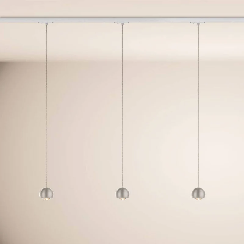 s.luce Beam LED Hängeleuchte 1-Phasen-Schienensystem Endeinspeiser