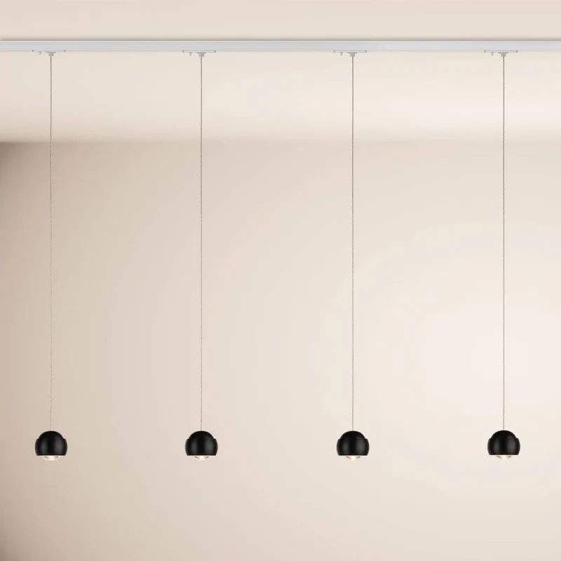 s.luce Beam LED Hängeleuchte 1-Phasen-Schienensystem Endeinspeiser