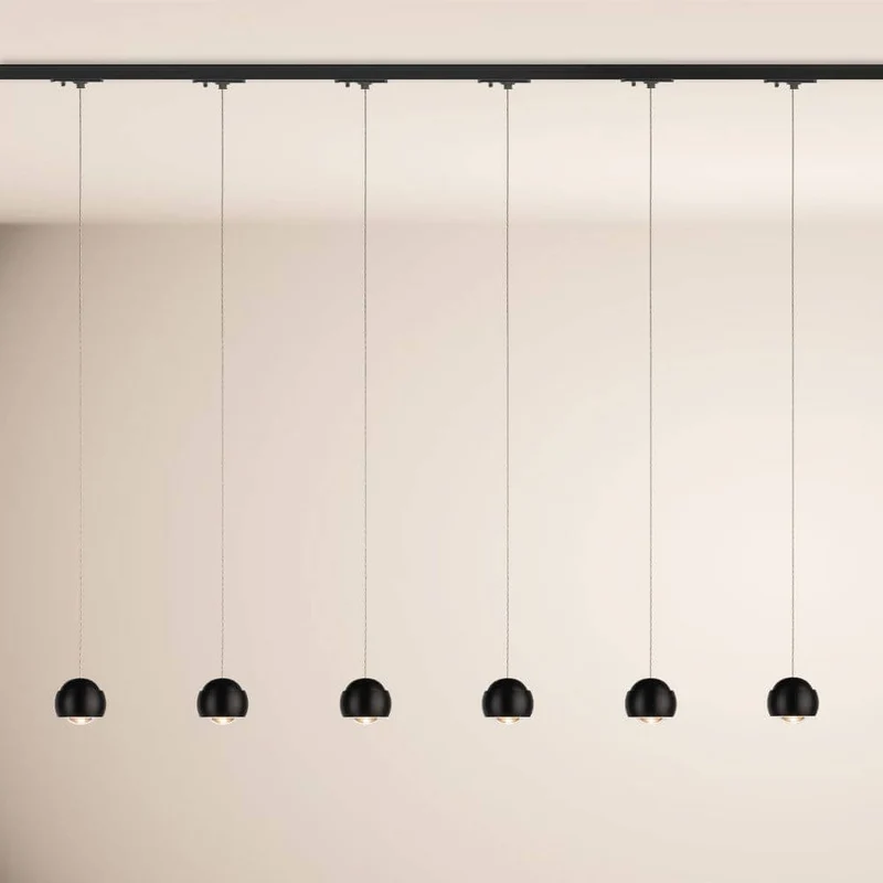 s.luce Beam LED Hängeleuchte 1-Phasen-Schienensystem Endeinspeiser