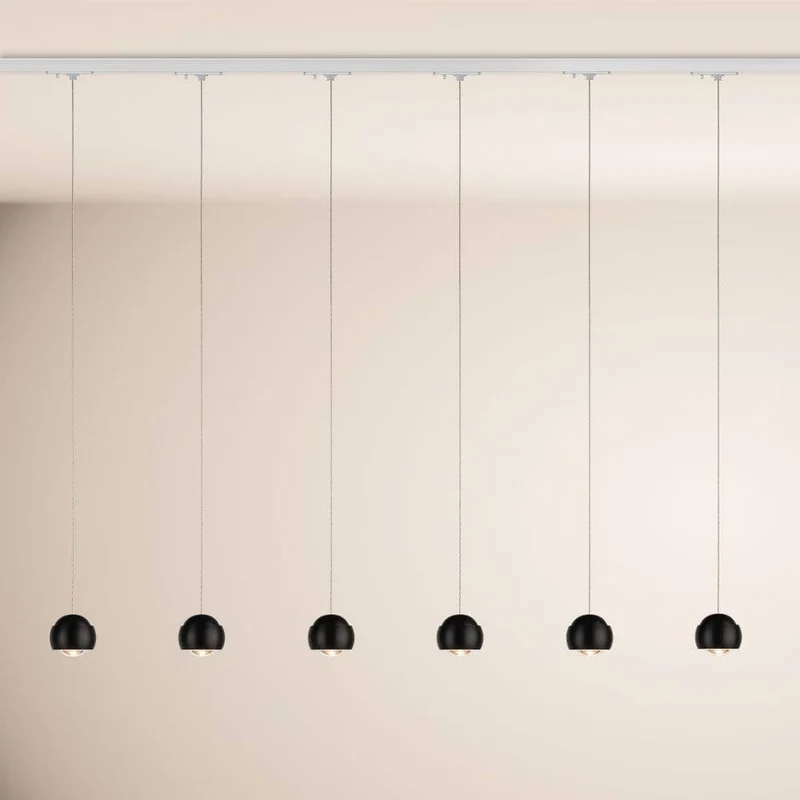 s.luce Beam LED Hängeleuchte 1-Phasen-Schienensystem Endeinspeiser
