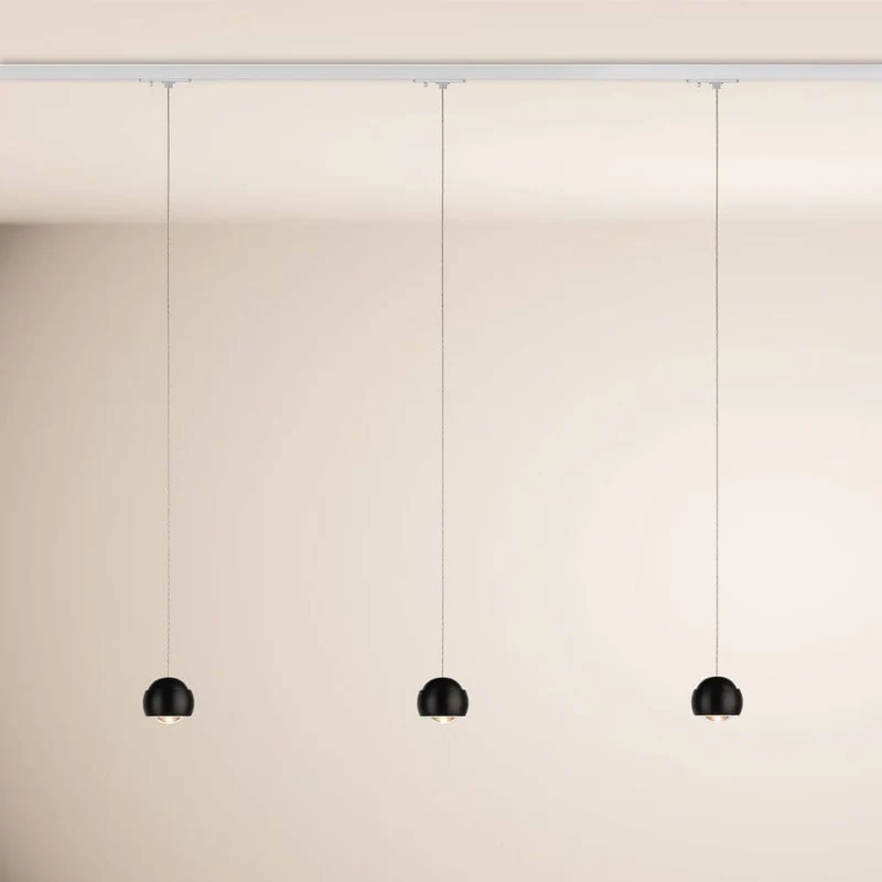 s.luce Beam LED Hängelampe 1-Phasen-Schienensystem Mitteleinspeiser