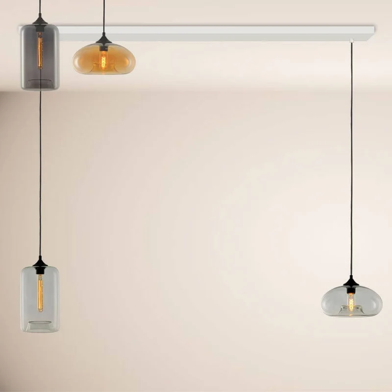 s.luce Cruet Esszimmerlampe 2 bis 5-flammig Balken 160cm