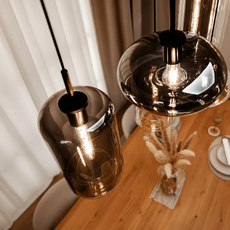 s.luce Cruet Low Esstisch-Hängeleuchte 2 bis 5-flammig 160cm