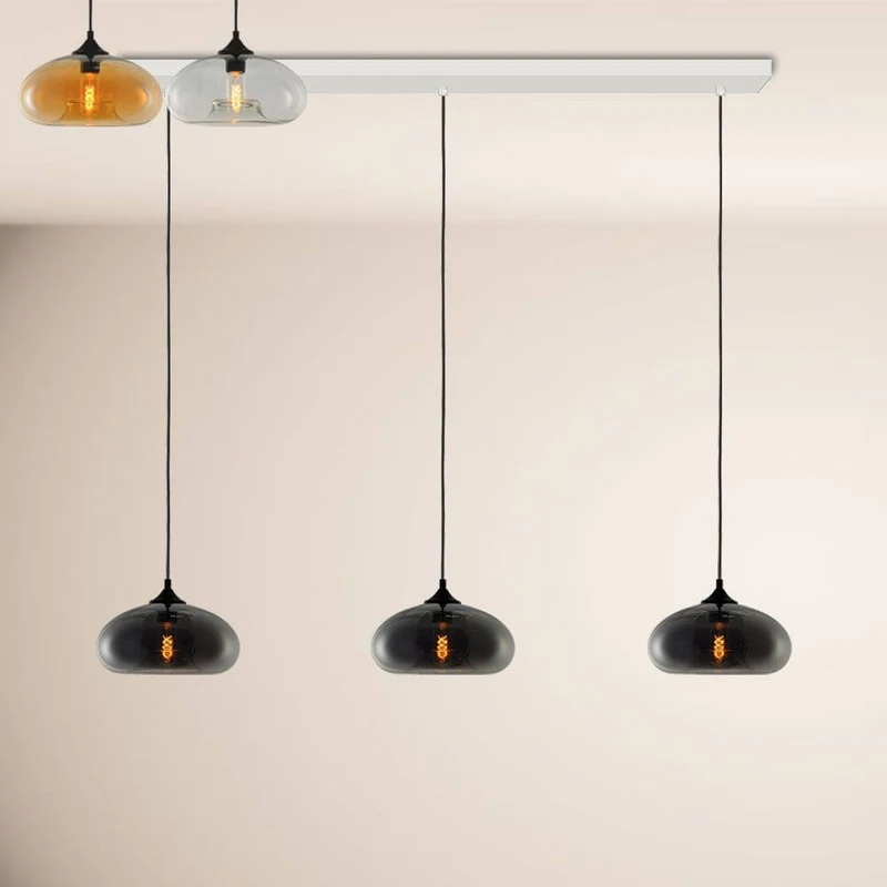 s.luce Cruet Low Esstisch-Hängeleuchte 2 bis 5-flammig 160cm