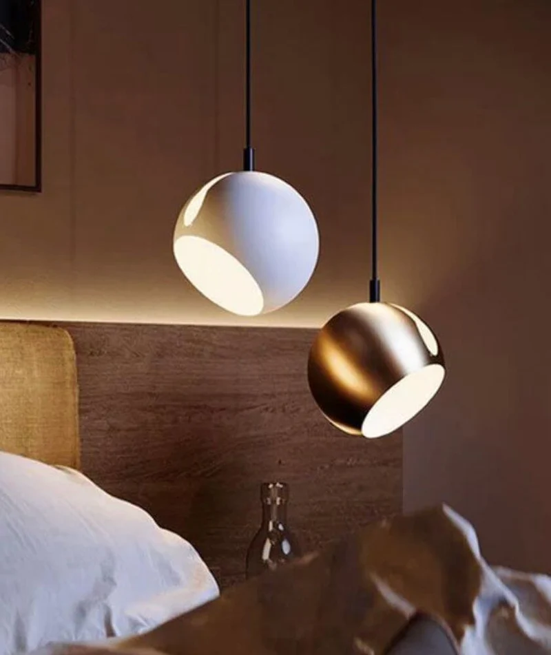 s.luce Ball Esstisch-Hängeleuchte Ø 30cm drehbarer Schirm 160cm Baldachin