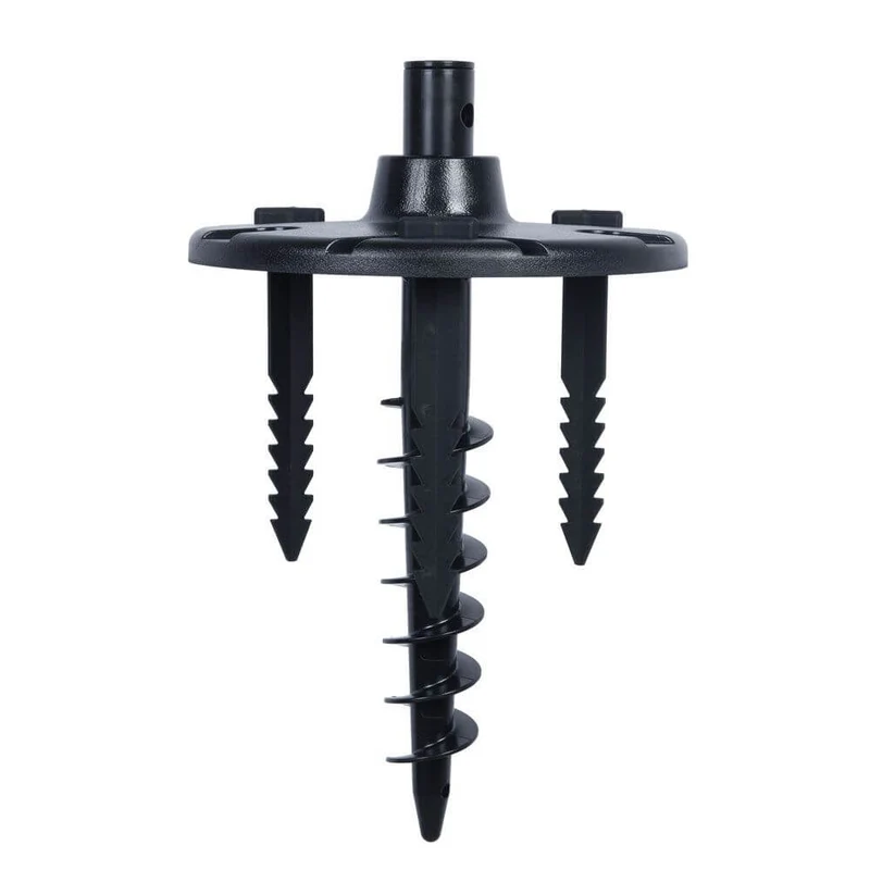 Lutec Kunststofferdspiess Schwarz Länge 44,9cm