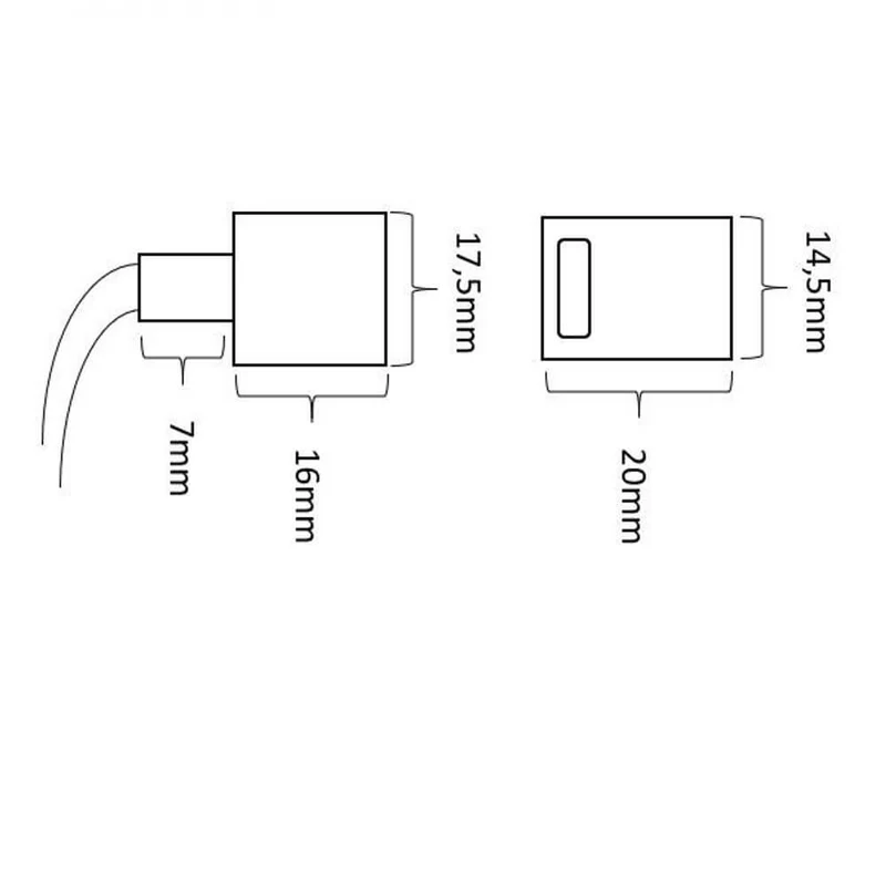 Clip-Flexverbinder für 2-pol. IP68 LED-Strip 12mm