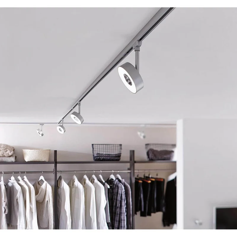 U-Rail LED Schienenspot Circle Chrom-Matt Dimmbar