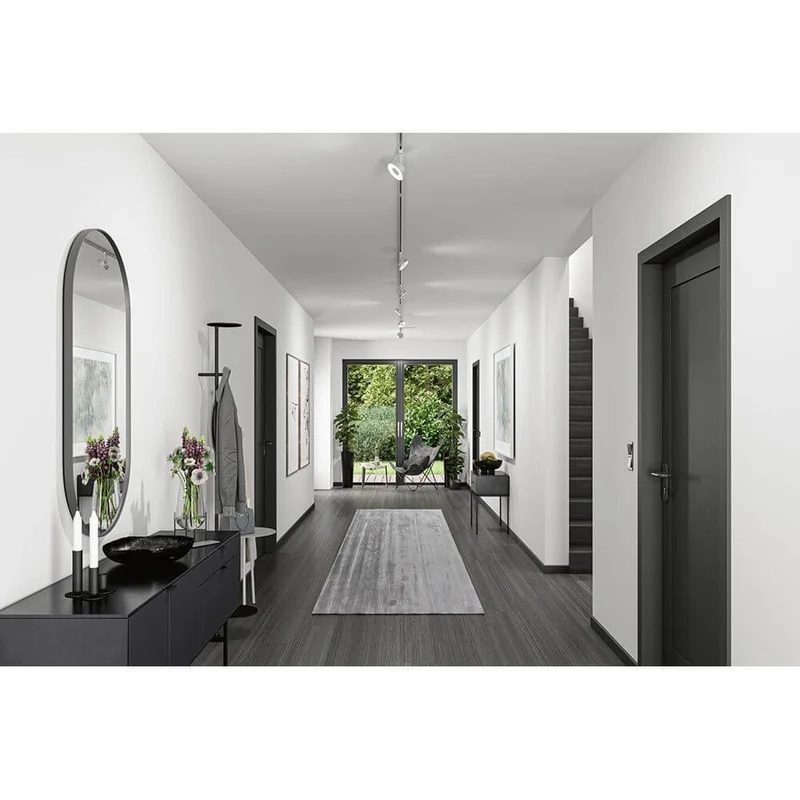 U-Rail LED Schienenspot Circle Chrom-Matt Dimmbar